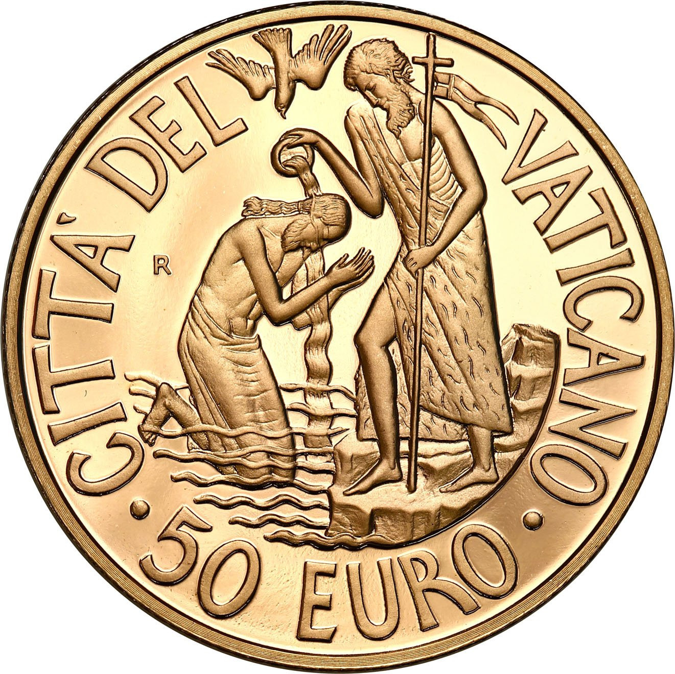 Watykan. 50 euro Benedykt XVI